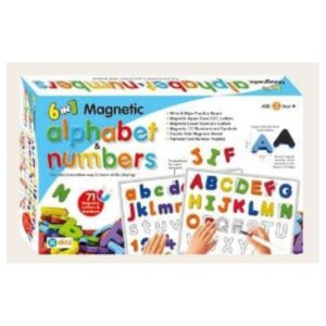 6 In 1 Magnetic Alphabet & Numbers By Ekta